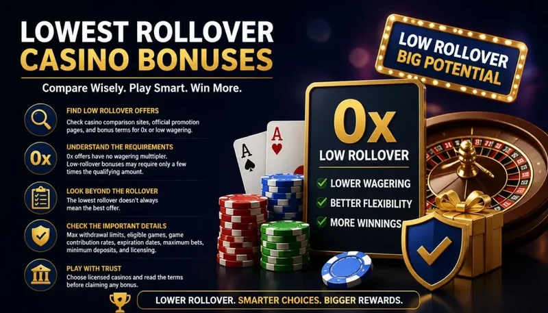 Low Turnover Casino Bonuses Philippines | 1x to 5x Wagering